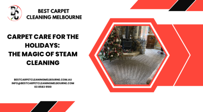 Carpet Care for the Holidays: The Magic of Steam Cleaning