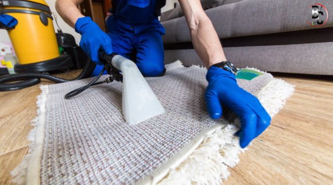 deep sanitising commercial carpet